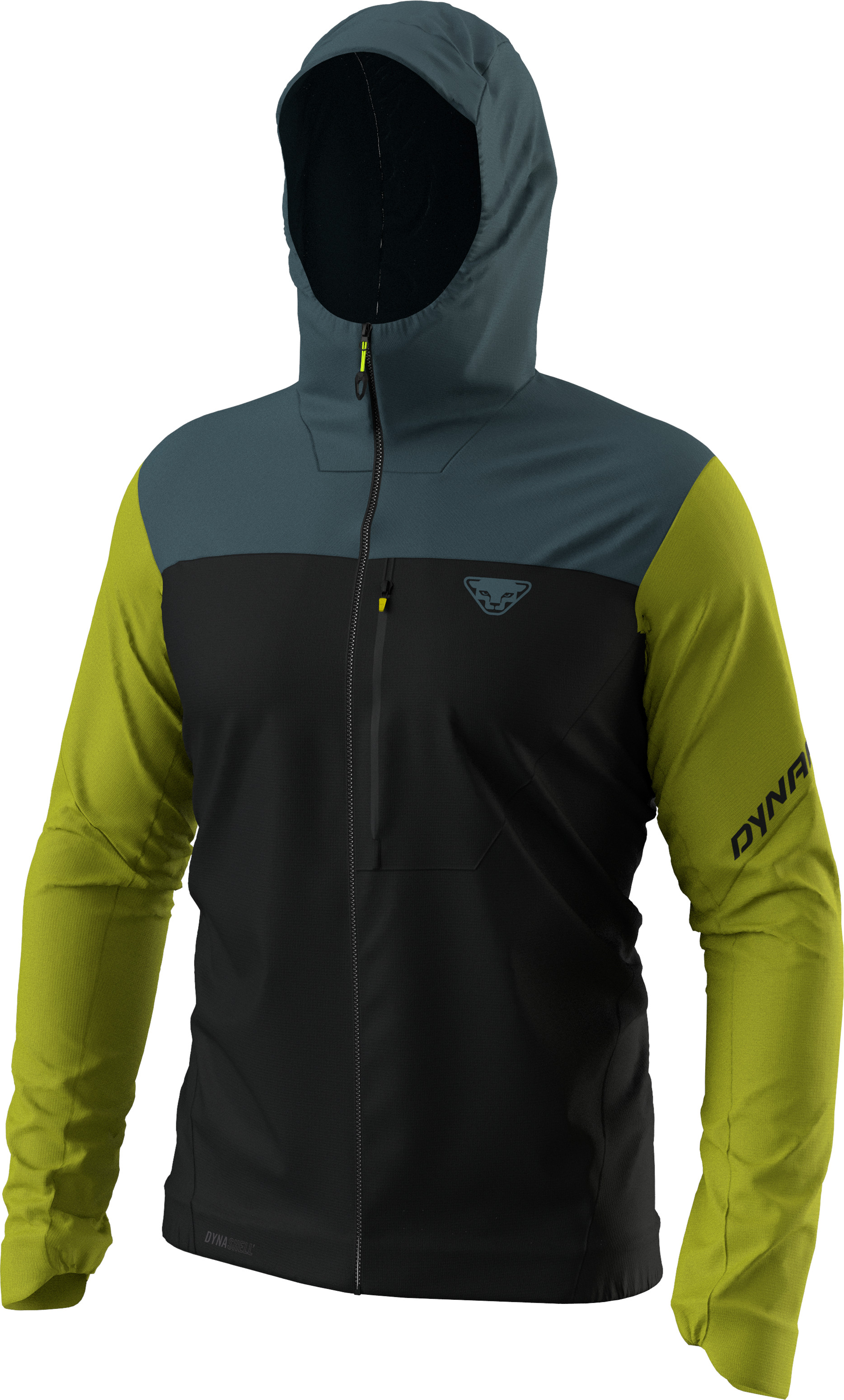 Bunda Dynafit Traverse 3L black out/cinder Barva: šedá / černá / zelená, Velikost: S