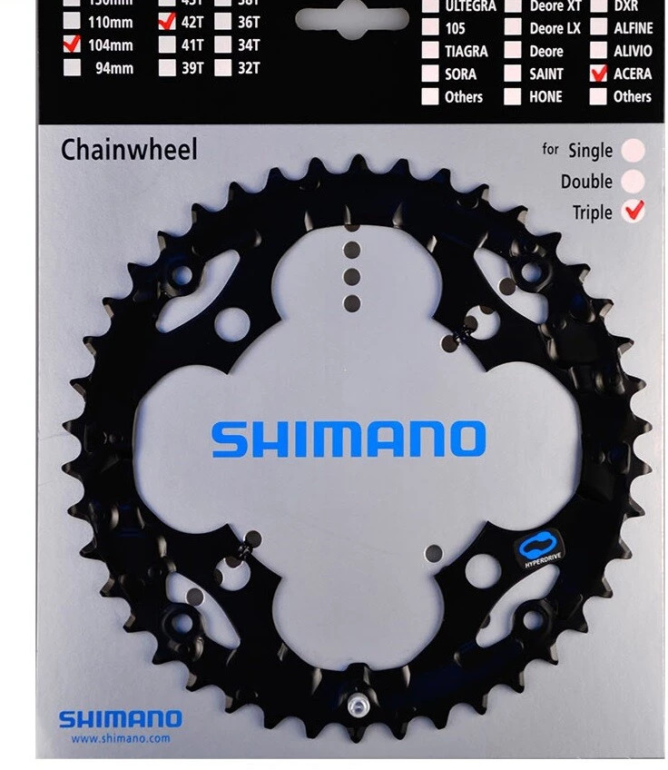 Převodník Shimano ACERA FC-M361 42.z Počet zubů: 42 zubů