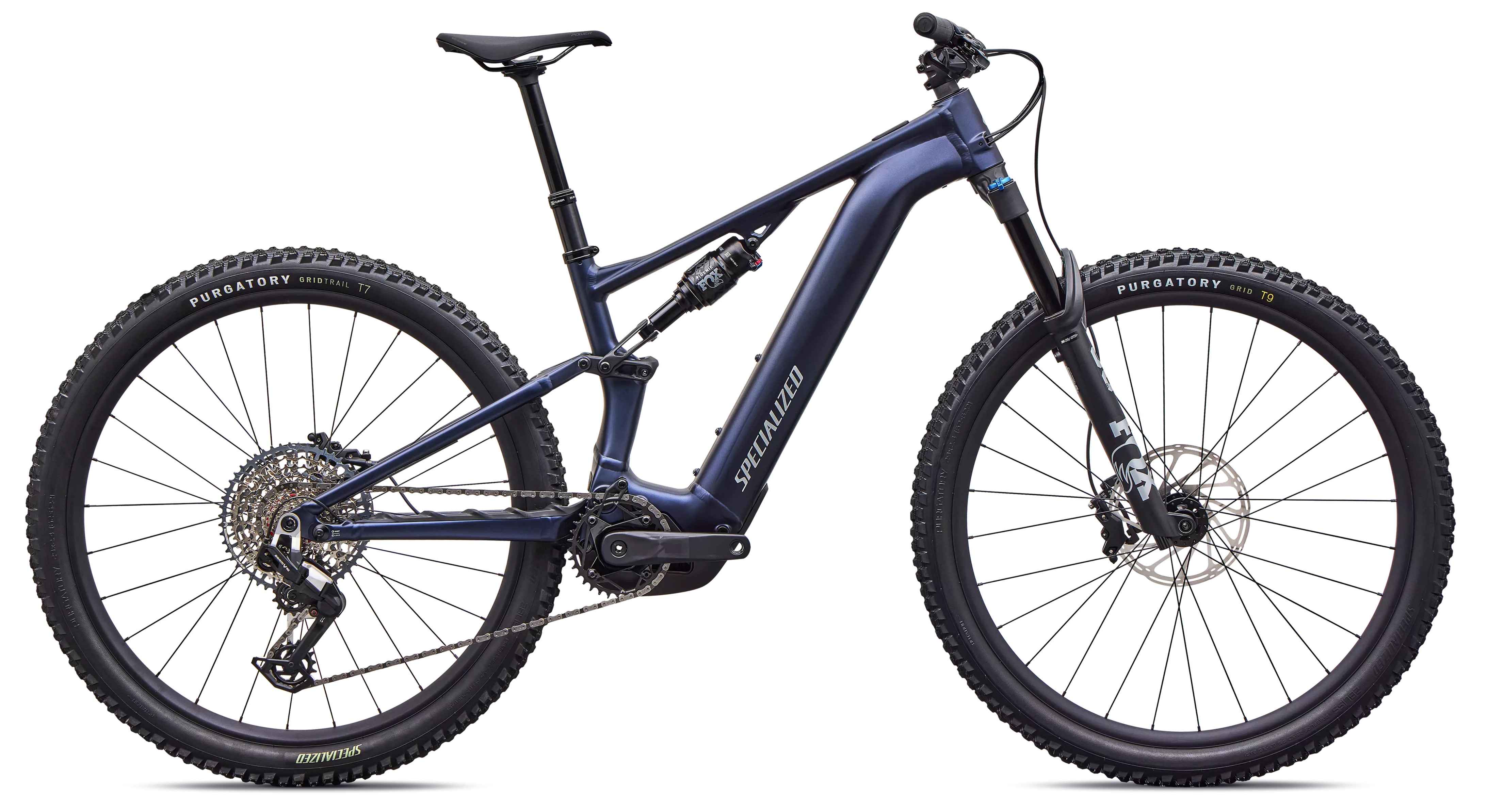 Specialized Turbo Levo R Comp satin metallic deep marine/ shadow silver Barva: modrá, Velikost: S3