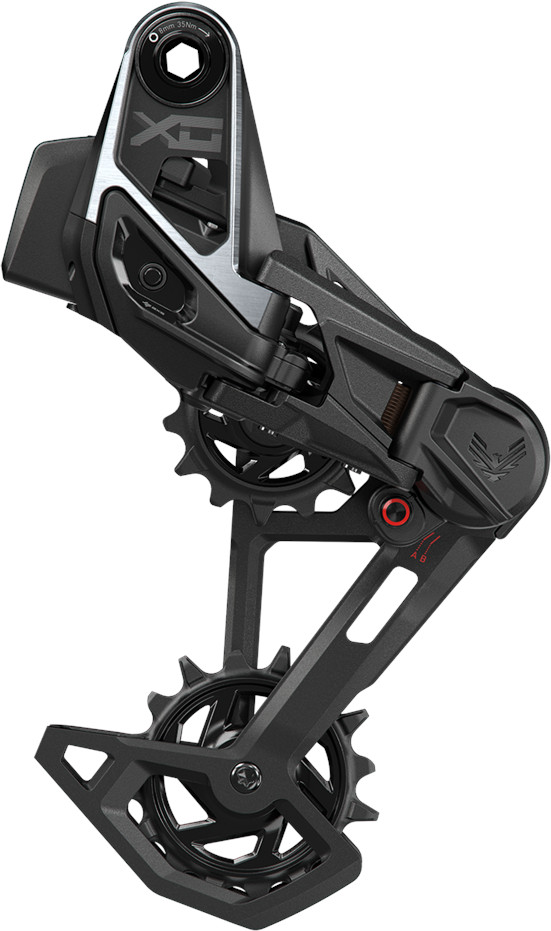 Přehazovačka SRAM X0 T-Type Eagle AXS, 12ti rychlostní, černá