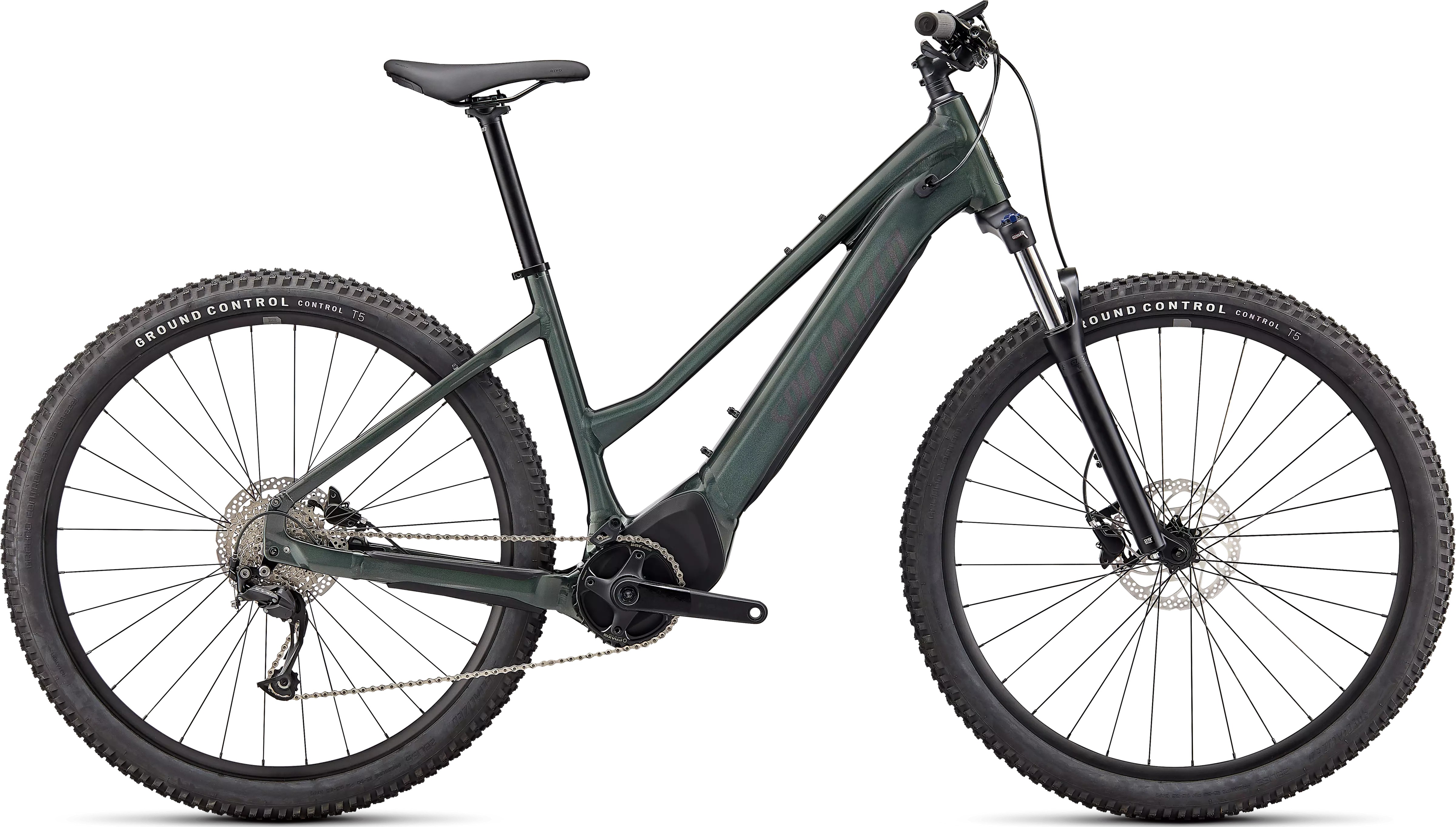 Specialized Tero 3.0 Step Through NB oak green metallic/smoke Barva: tmavě zelená, Velikost: L