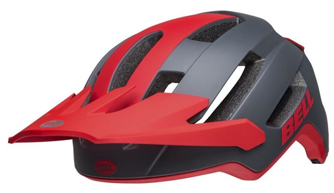 Helma Bell 4Forty Air matte gray/red Barva: šedá / červená, Velikost: S