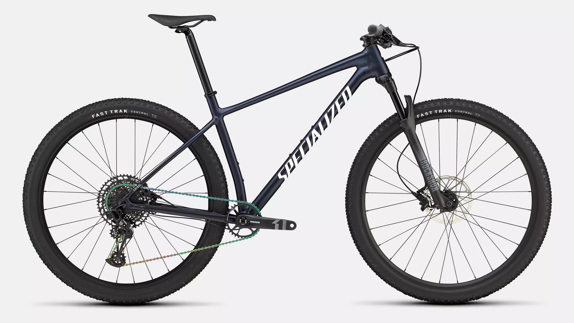 Specialized Chisel HT Comp Gloss Metallic Deep Marine / White Barva: modrá, Velikost: XL
