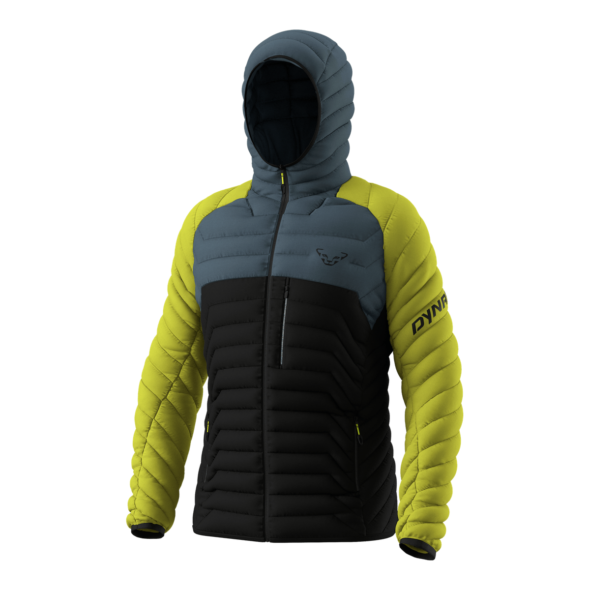 Pánská bunda Dynafit Radical RDS Down Hooded Jacket golden lime Barva: golden lime, Velikost: S