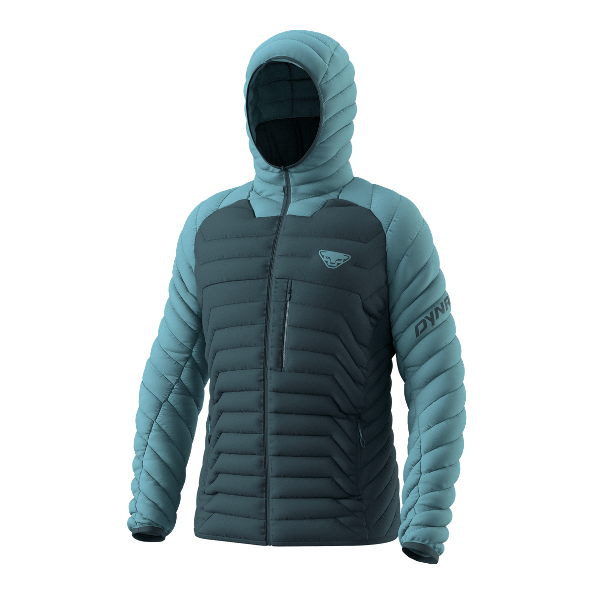 Pánská bunda Dynafit Radical RDS Down Hooded Jacket smoke blue Barva: Smoke Blue, Velikost: XXL
