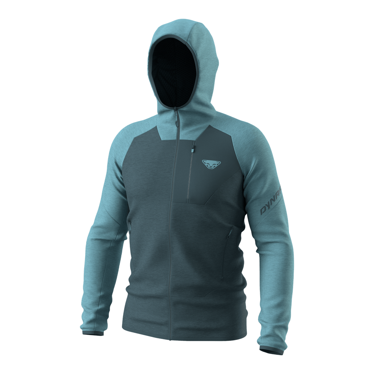 Pánská bunda Dynafit Radical Wool Hooded Jacket smoke blue Barva: Smoke Blue, Velikost: XL