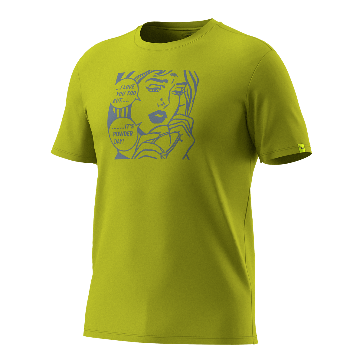 Pánské tričko Dynafit Graphic Cotton golden lime Barva: golden lime, Velikost: L