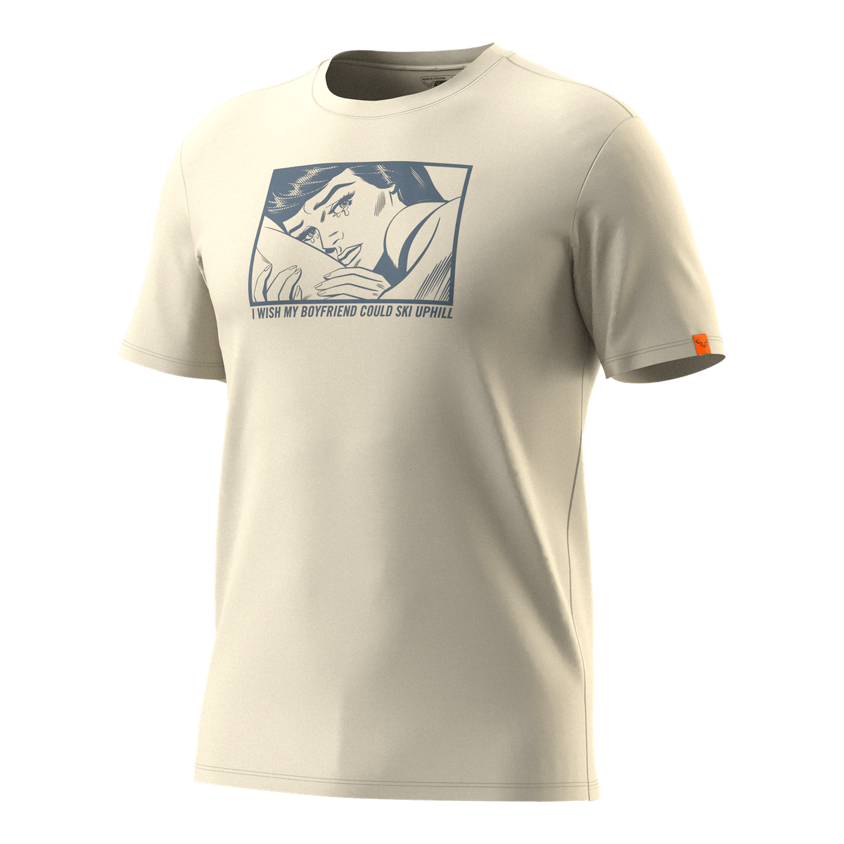 Pánské tričko Dynafit Graphic Cotton overcast Barva: Overcast, Velikost: M