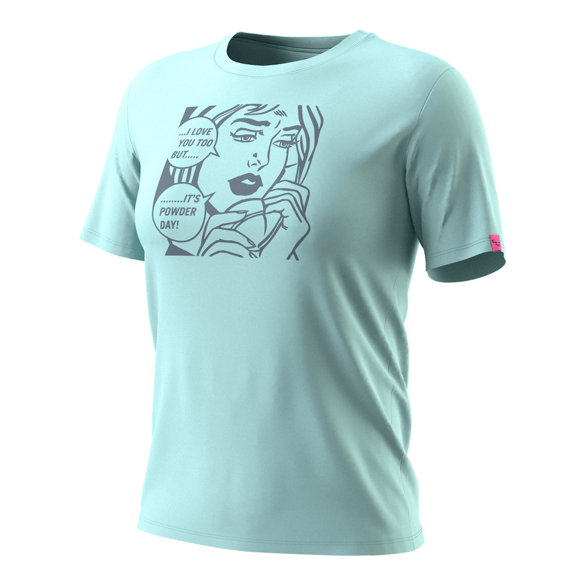 Dámské tričko Dynafit Graphic Cotton cloud blue Barva: Cloud Blue, Velikost: M