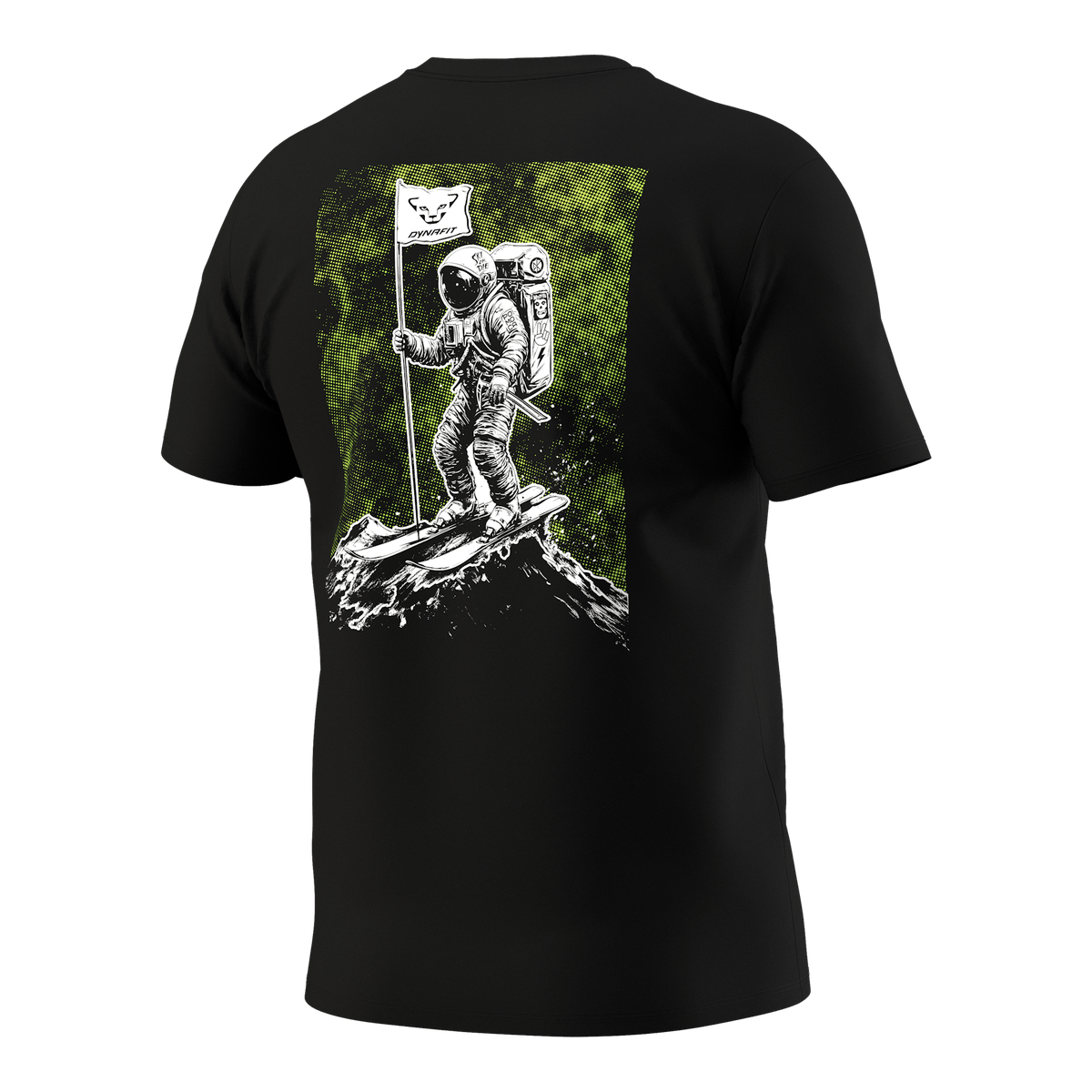 Pánské tričko Dynafit Back Graphic Cotton black out Barva: black out, Velikost: L