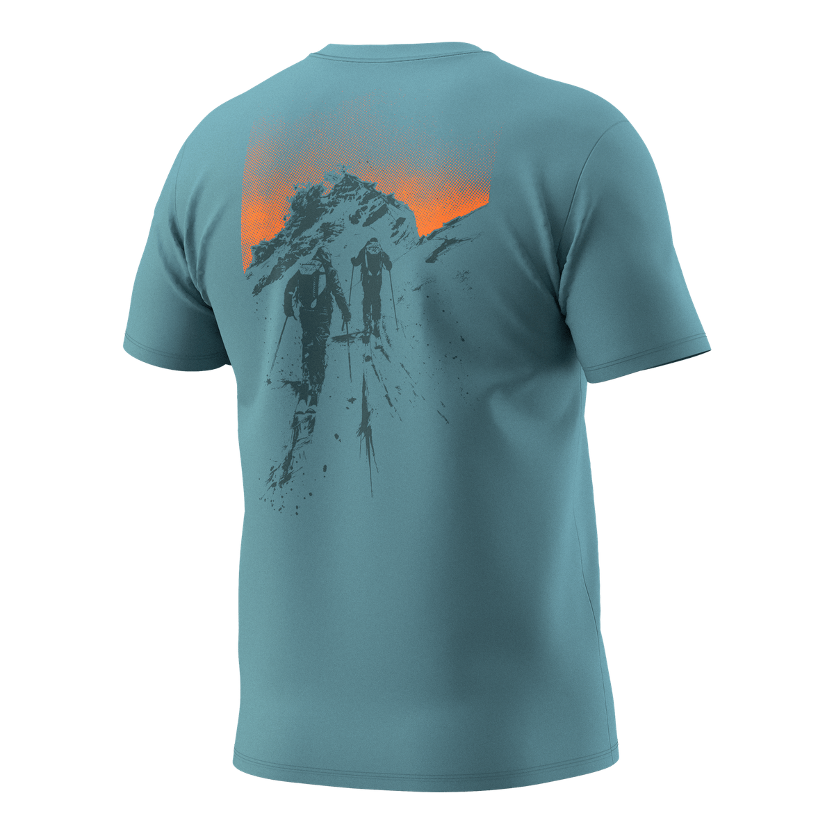Pánské tričko Dynafit Back Graphic Cotton smoke blue Barva: Smoke Blue, Velikost: S