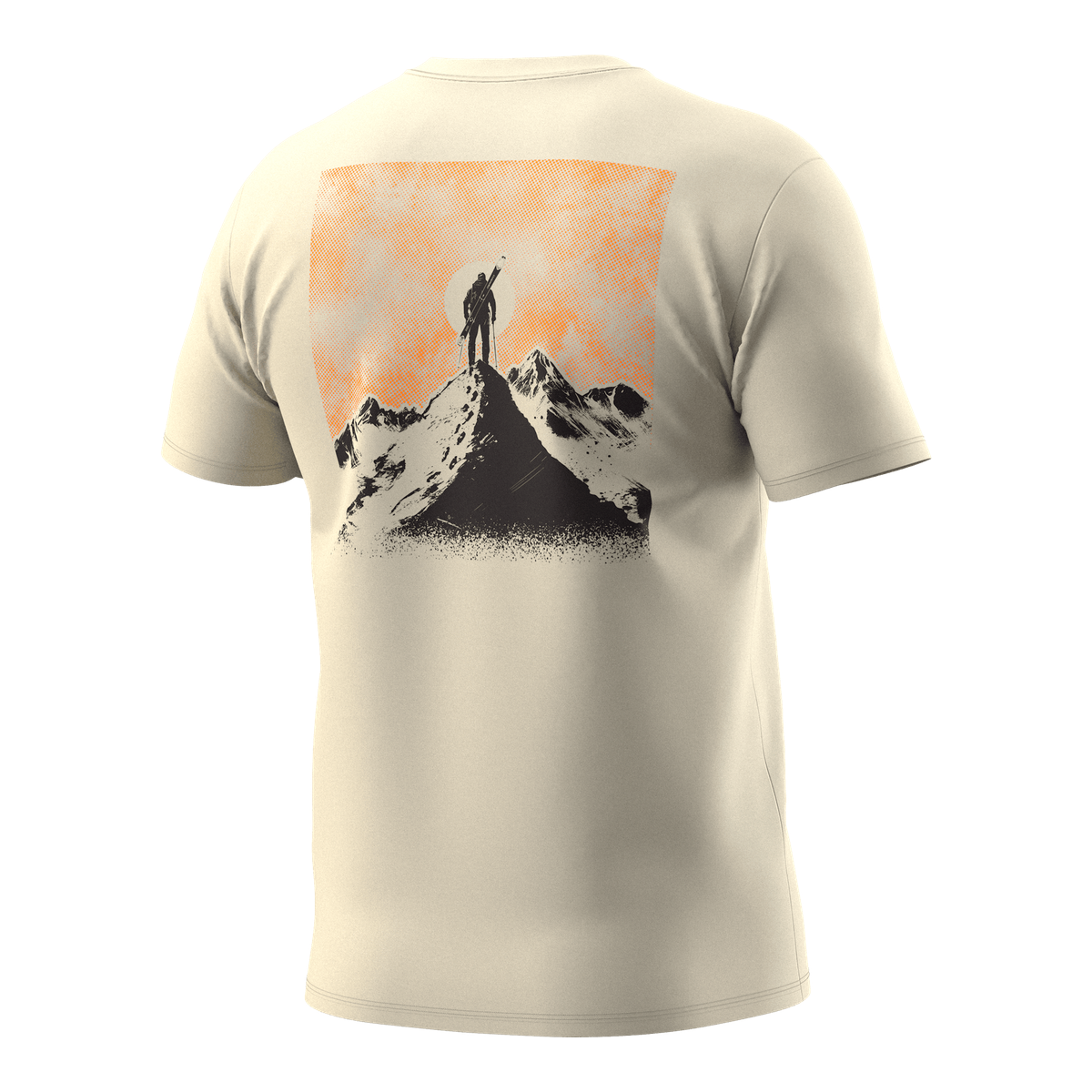 Pánské tričko Dynafit Back Graphic Cotton overcast Barva: Overcast, Velikost: M