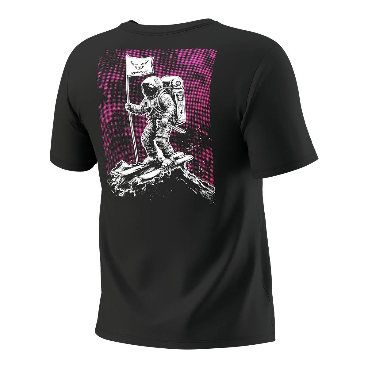 Dámské tričko Dynafit Back Graphic Cotton black out Barva: black out, Velikost: L
