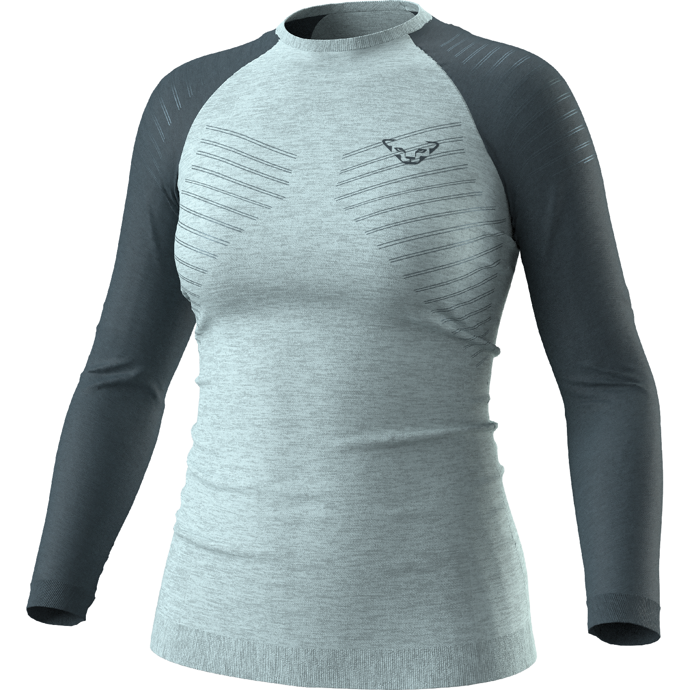 Triko Dynafit Tour Light Merino W cinder/cloud blue Barva: šedá / černá, Velikost: M
