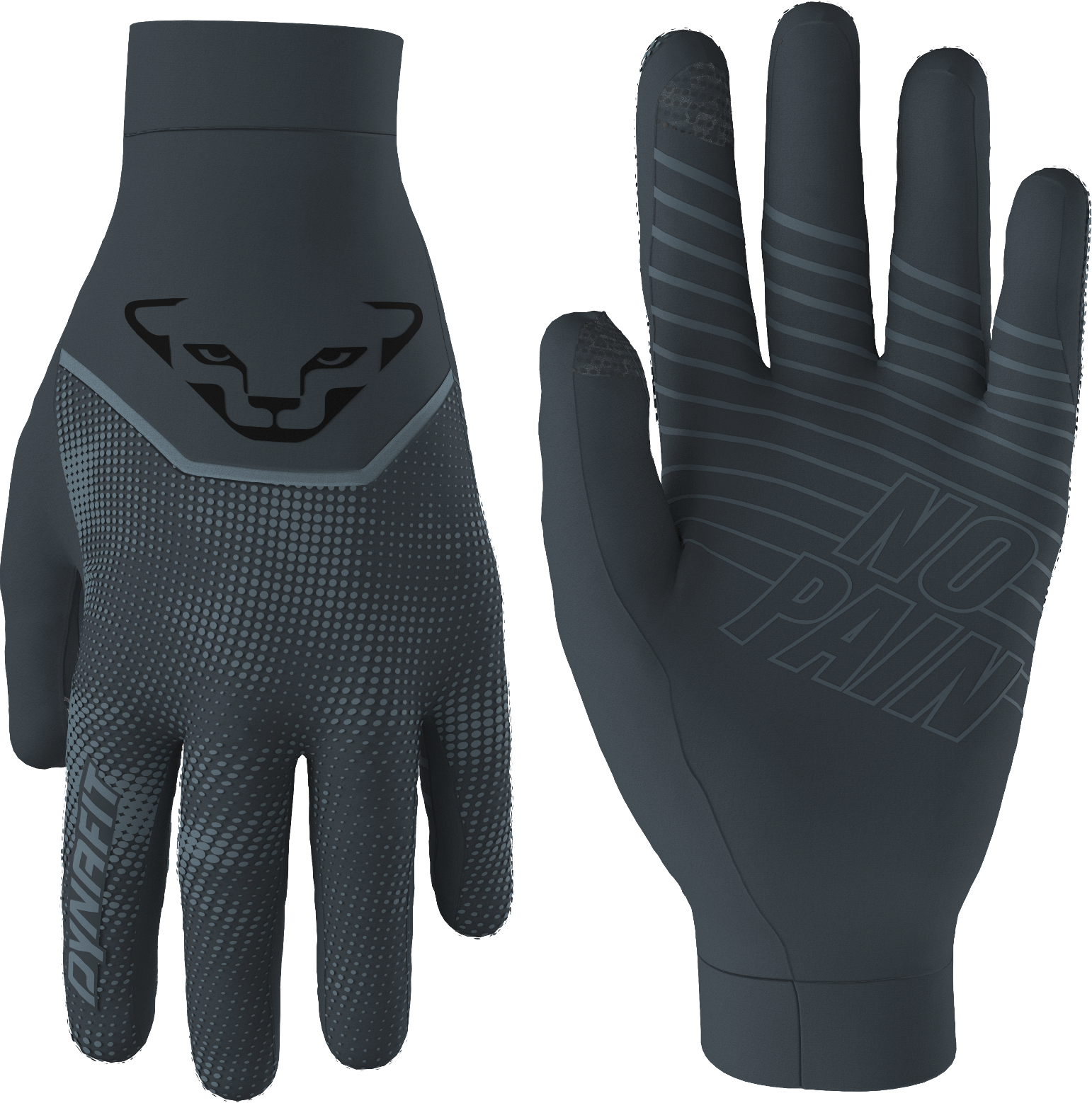 Rukavice Dynafit Trail Reflective cinder/smoke blue Barva: šedá / černá, Velikost: M