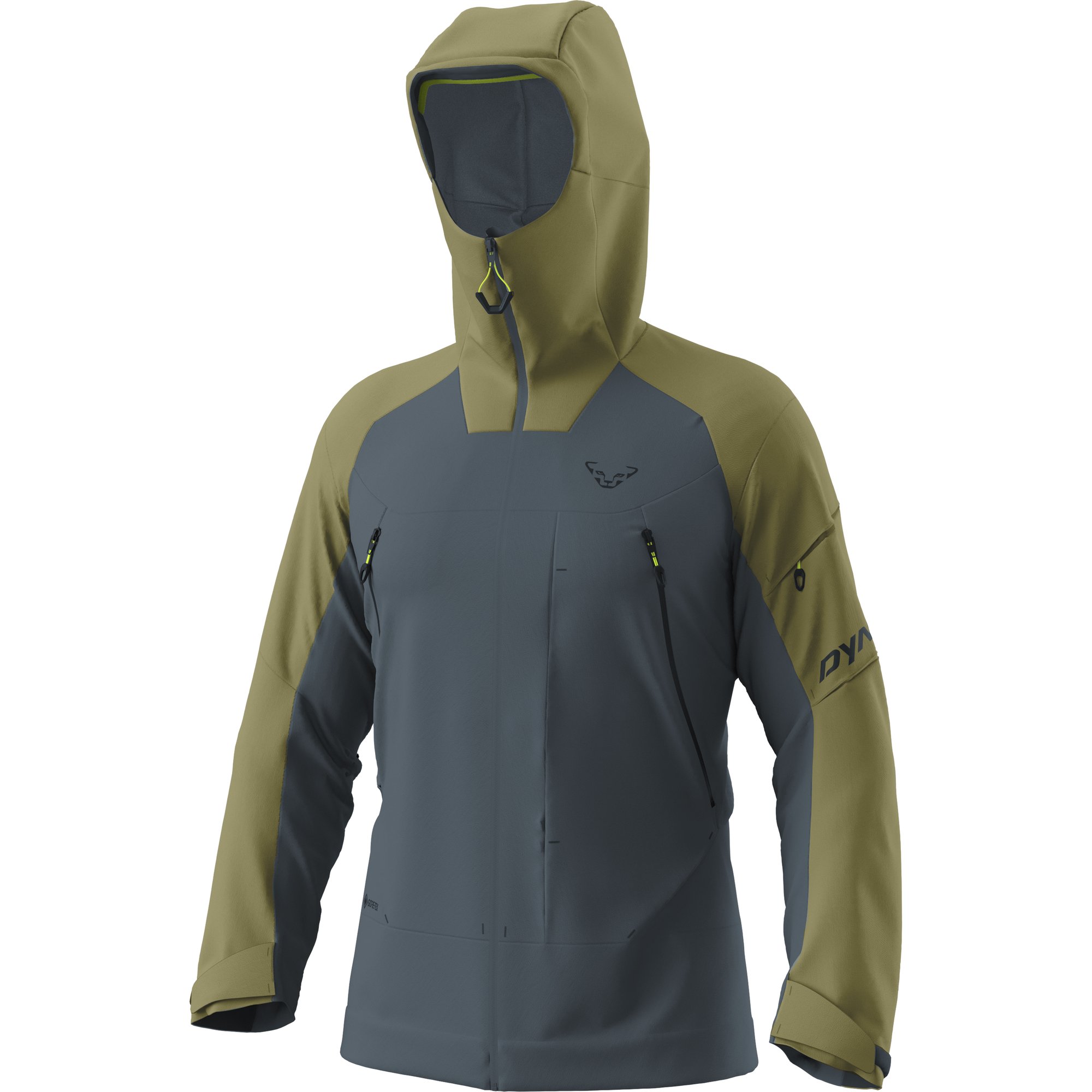 Bunda Dynafit Tigard GTX military green/cinder Barva: zelená / černá, Velikost: L