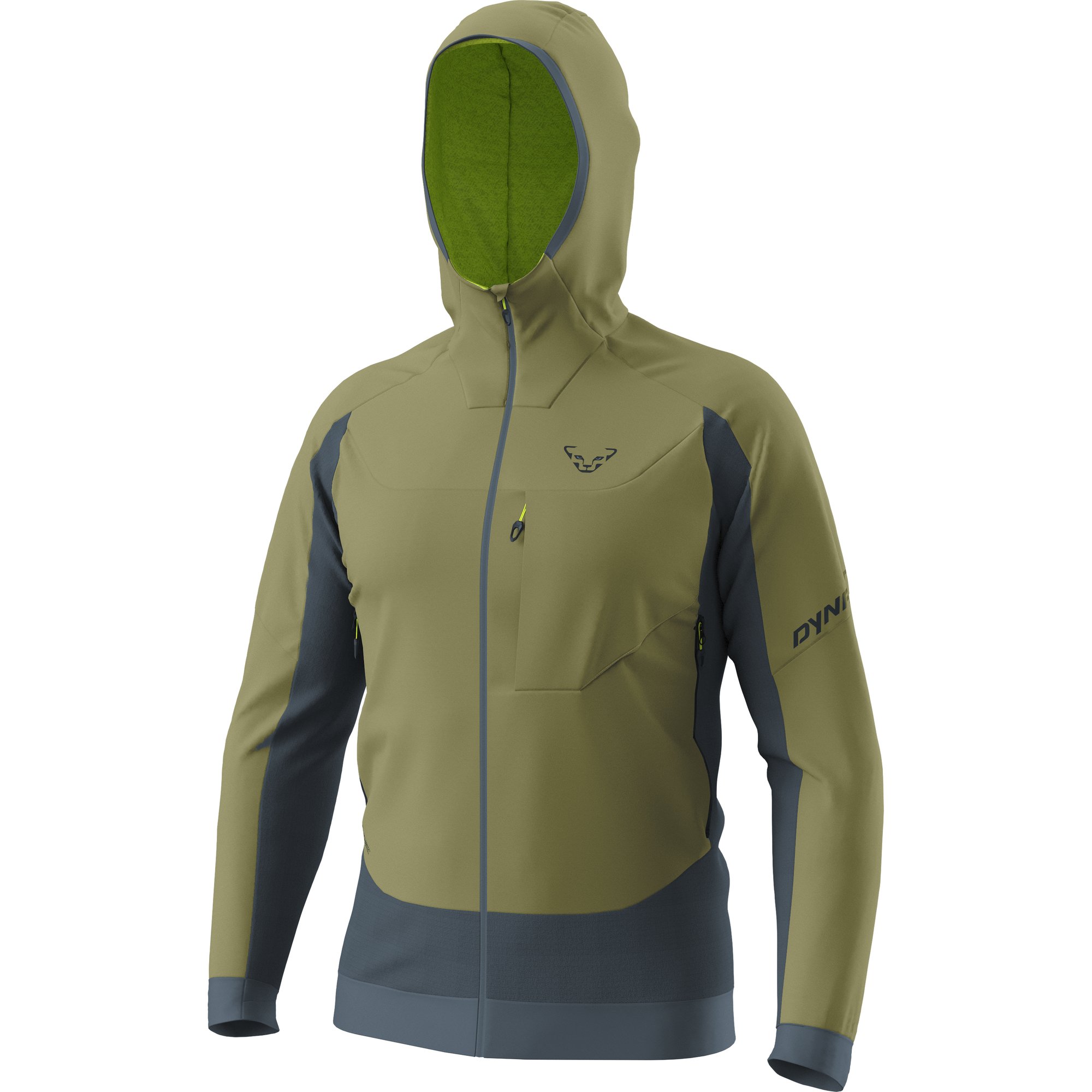 Bunda Dynafit Tigard Alpha Direct military green/cinder Barva: zelená / černá, Velikost: XXL