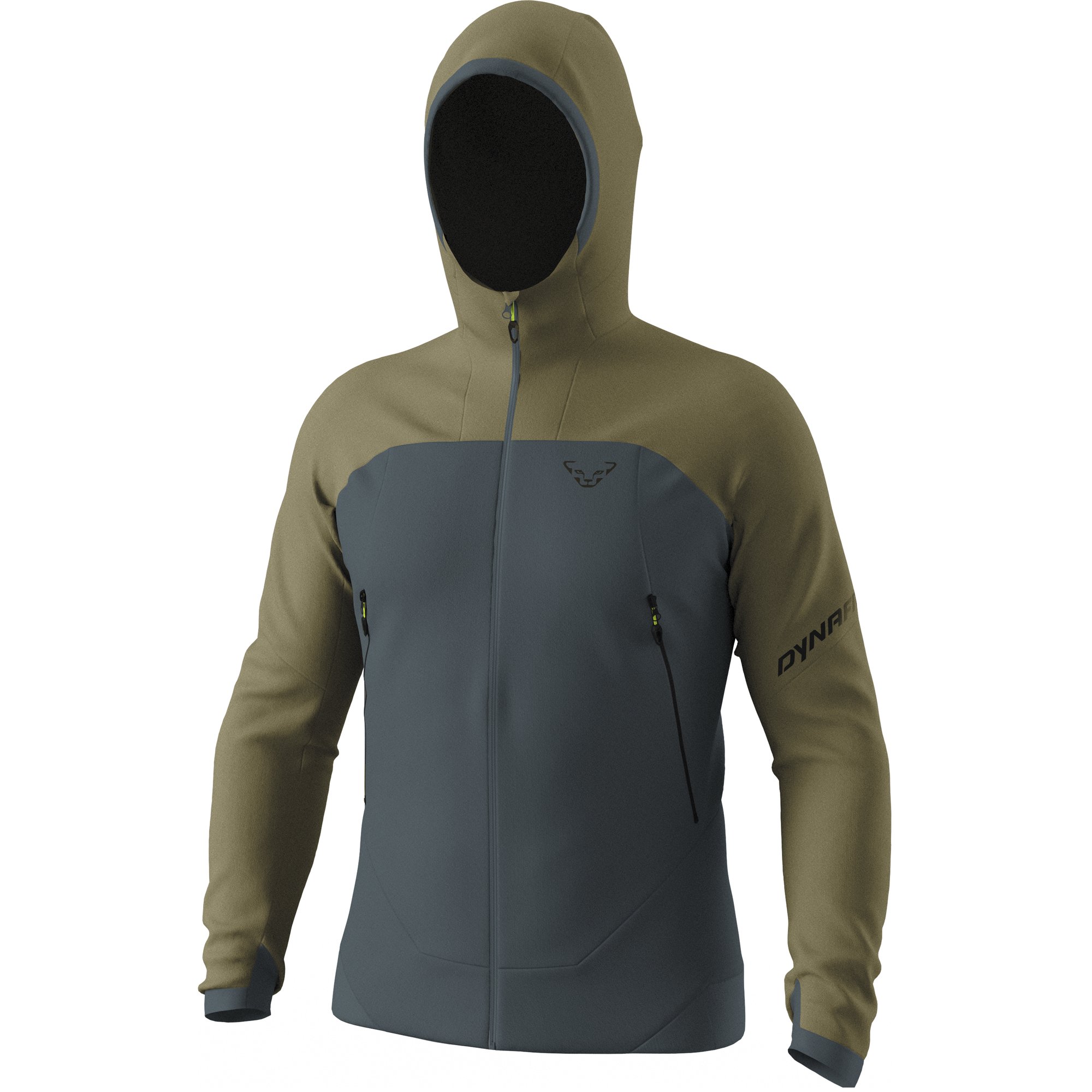 Mikina Dynafit Ridge Thermal Hoody military green/cinder Barva: zelená / černá, Velikost: XXL