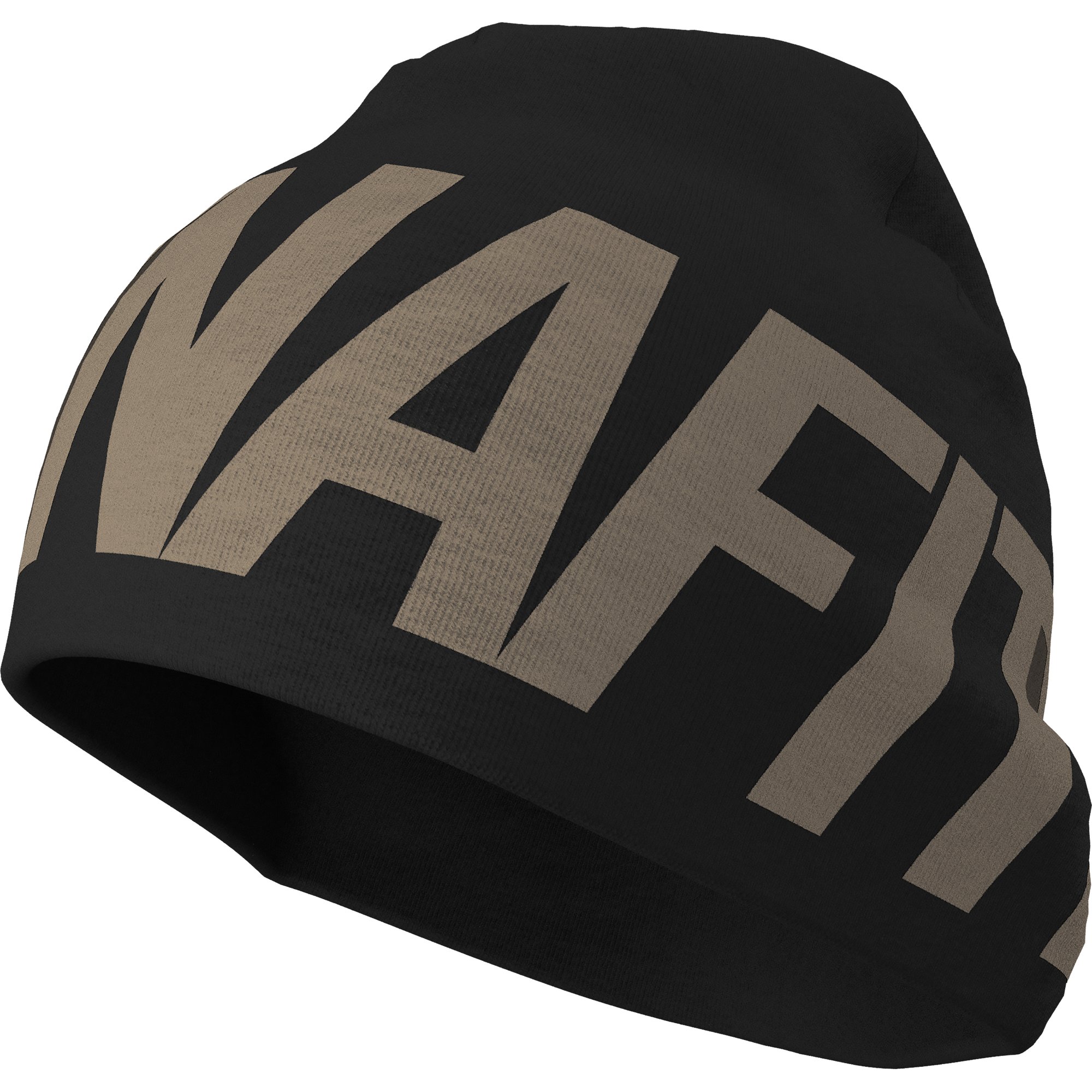 Čepice Dynafit Light Logo Beanie fallen rock/black out Barva: khaki / černá, Velikost: UNI