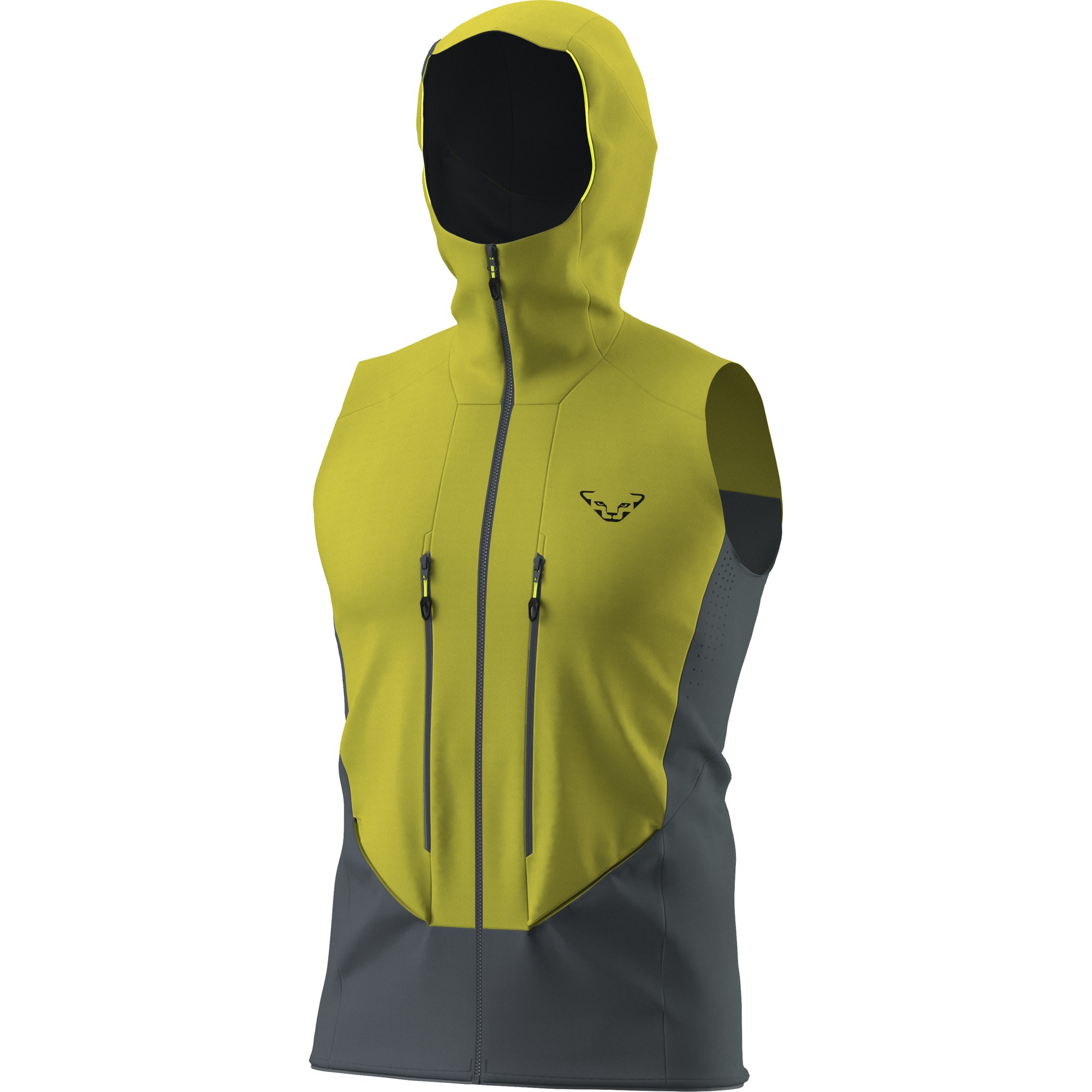 Vesta Dynafit Blacklight Softshell golden lime/cinder Barva: limetková / černá, Velikost: L