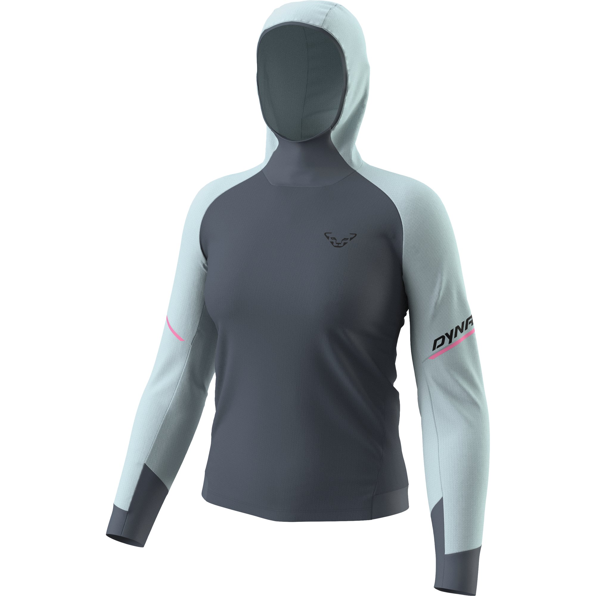 Tričko s dlouhým rukávem Dynafit Alpine W cloud blue/cinder Barva: modrá / černá, Velikost: L