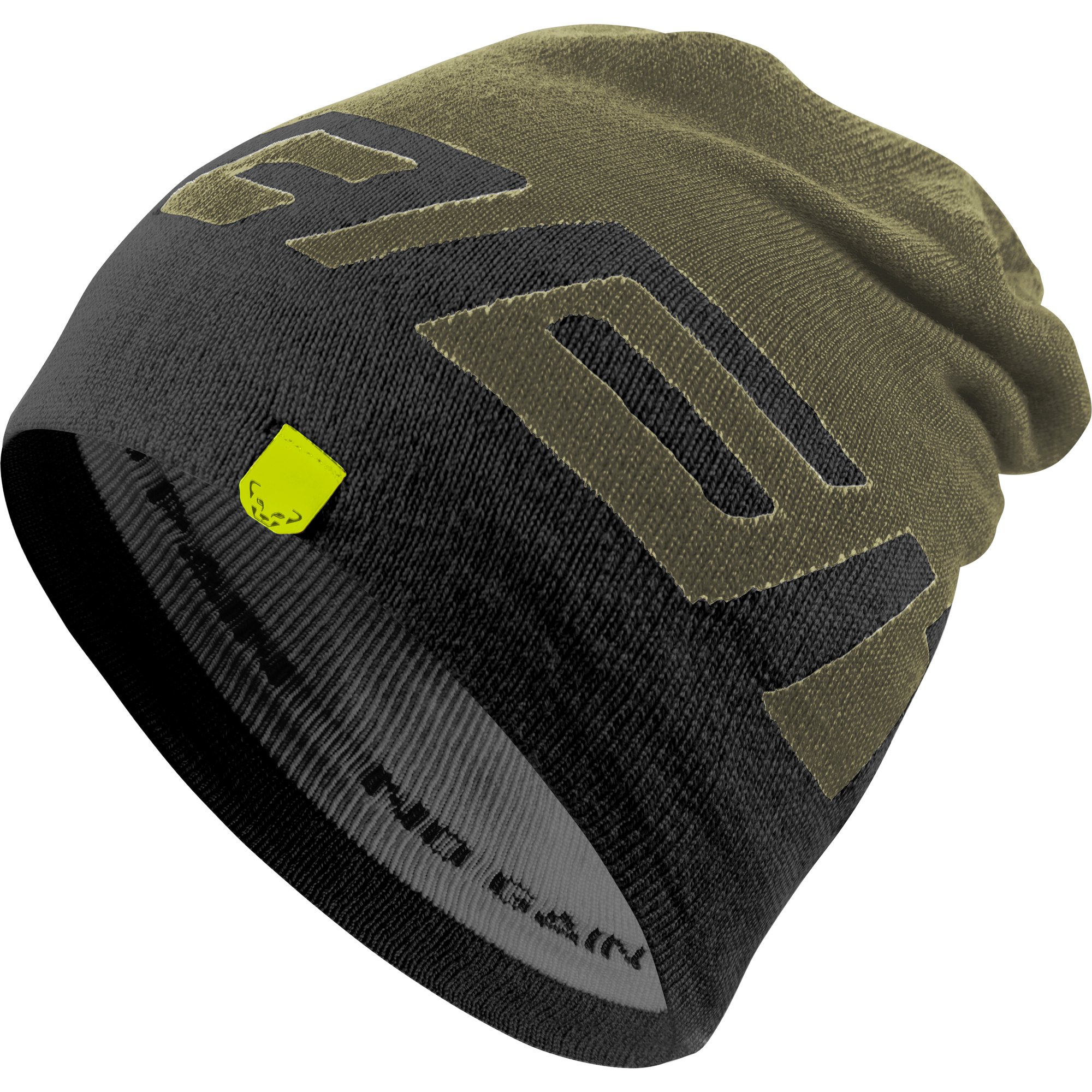 Čepice Dynafit FT Beanie black out/military green Barva: černá / zelená, Velikost: UNI