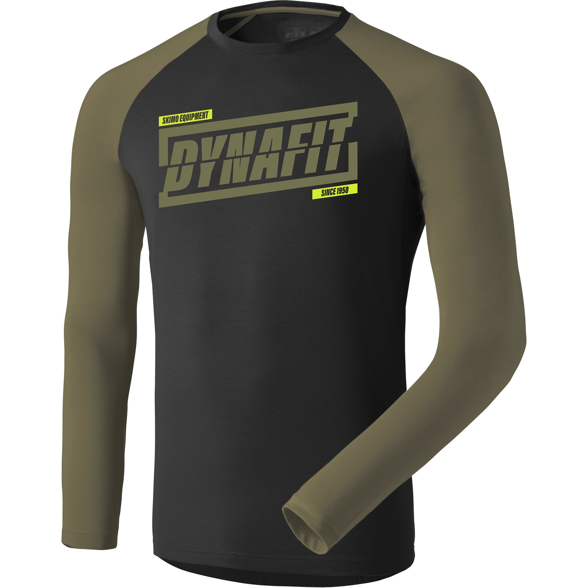 Triko Dynafit 24/7 Long Sleeve military green/black out Barva: zelená / černá, Velikost: M